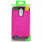 Wholesale LG Stylo 4 / Stylus 4 Armor Hybrid Case (Hot Pink)